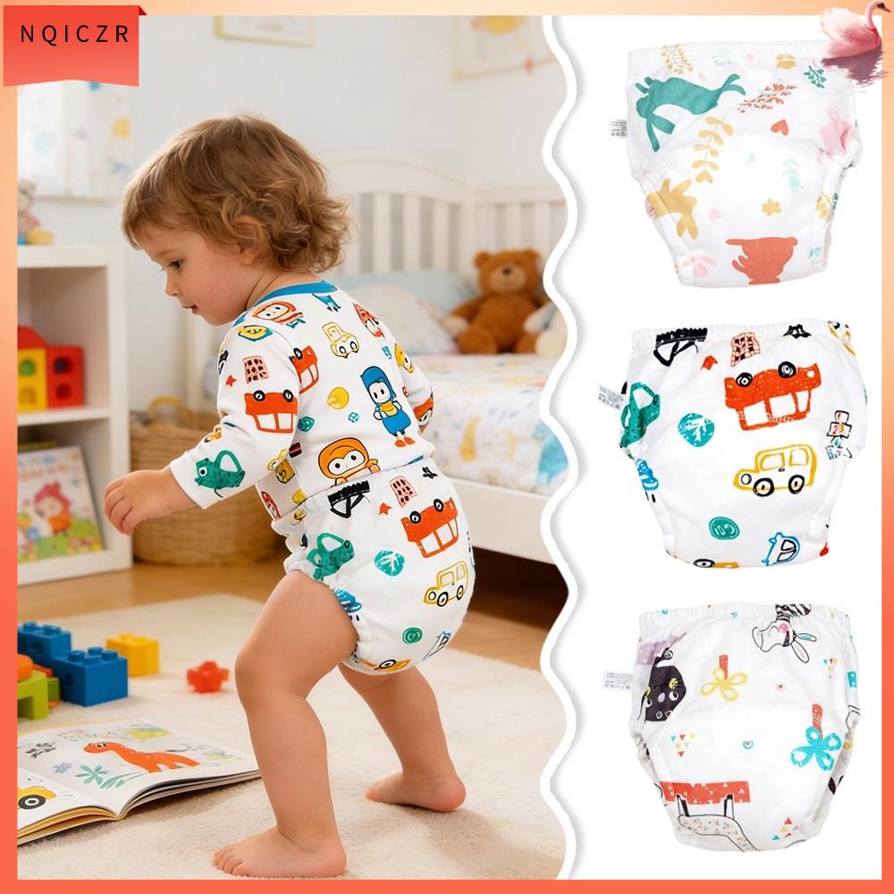 NQICZR Bông Quần tập cho bé Chống thấm nước Thoáng khí Tã em bé có thể giặt Mềm mại Có thể giặt Tã em bé Sử dụng cho trẻ  biết đi