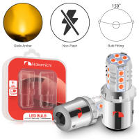 2PCS Nakamichi 16LED Car Signal Light 1156/PY21W/P21W T20-7440/WY21W Signal Bulb Replacement