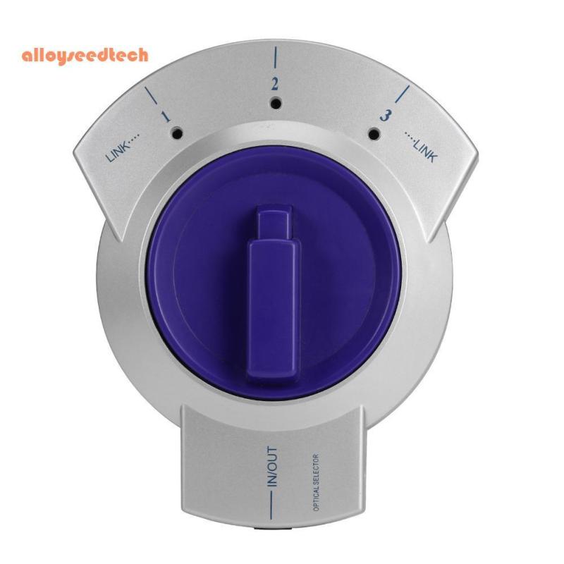 Alloyseedtech 3 Way Digital Toslink Switch Spdif Optical Audio Switcher Selector Hub Box Singapore