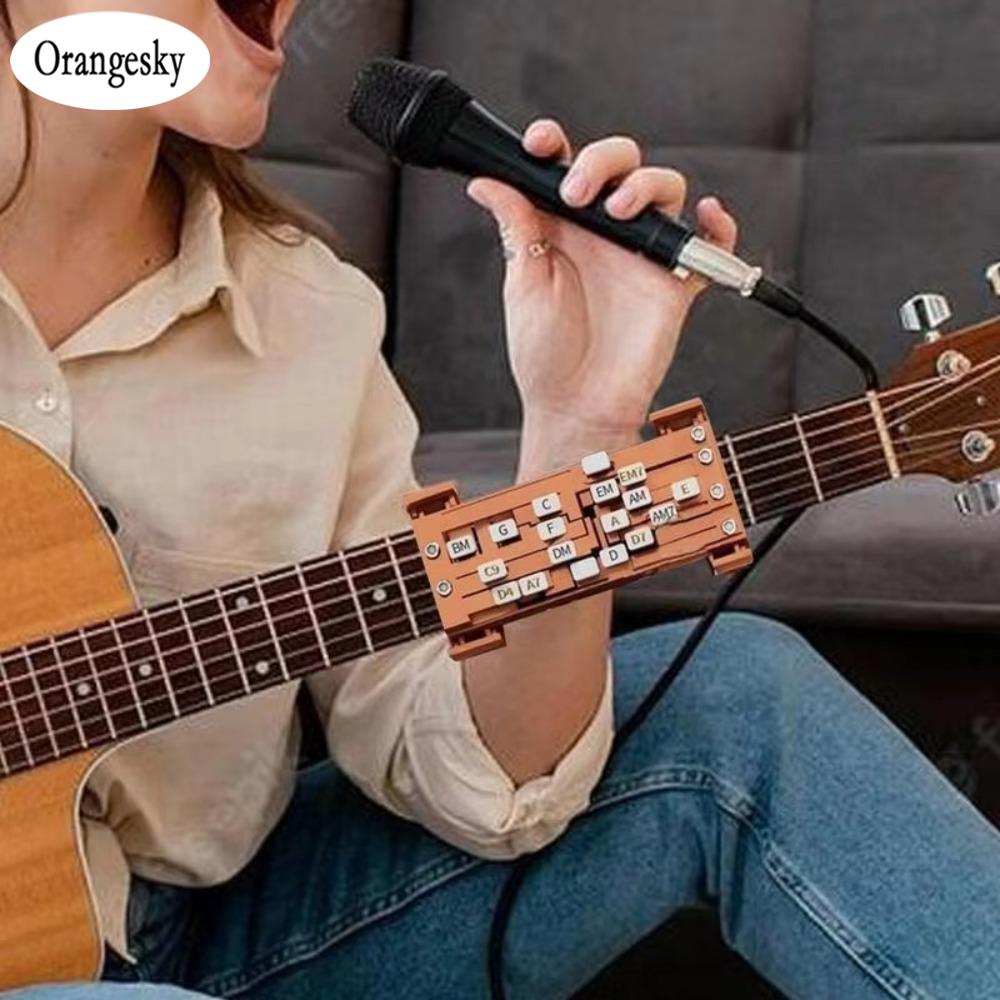 Portable Guitar Chord Presser - Acoustic Guitar Learning Tool for Beginners Presyo 1,357 Piso*Libreng Shipping
