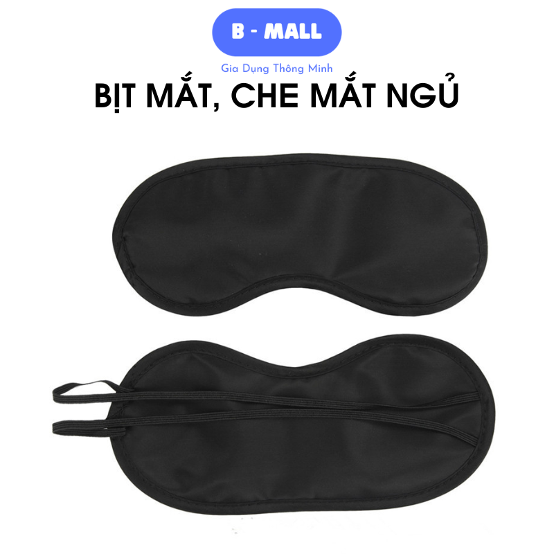 Che mắt ngủ bịt mắt ngủ trưa tiện lợi chất liệu vải lụa mềm mại - Bmall VietNam