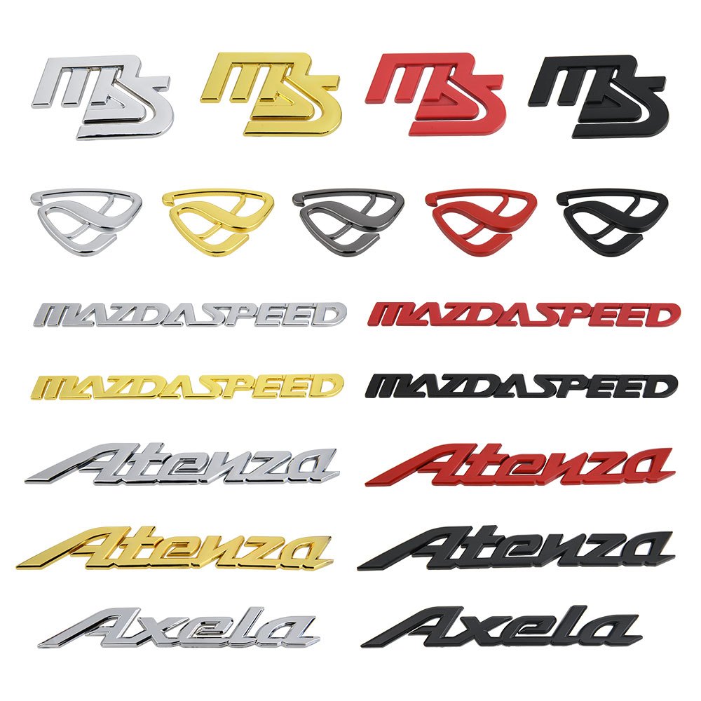 3Dสติ๊กเกอร์ติดรถ ROTOR MS MAZDASPEED โลโก้ ป้ายหน้าหลังตกแต่งรถยนต์ สําหรับ MAZDA ATENZA AXELA ราคา 69 บาท*ส่งฟรี