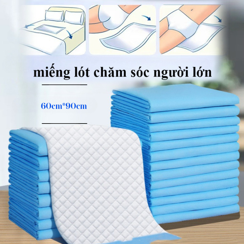 10pcs Miếng Lót Điều Dưỡng Người Lớn 60*90cm,Tã Dán Người Già,Bỉm Sau Sinh,Thích hợp cho người già và phụ nữ mang thai