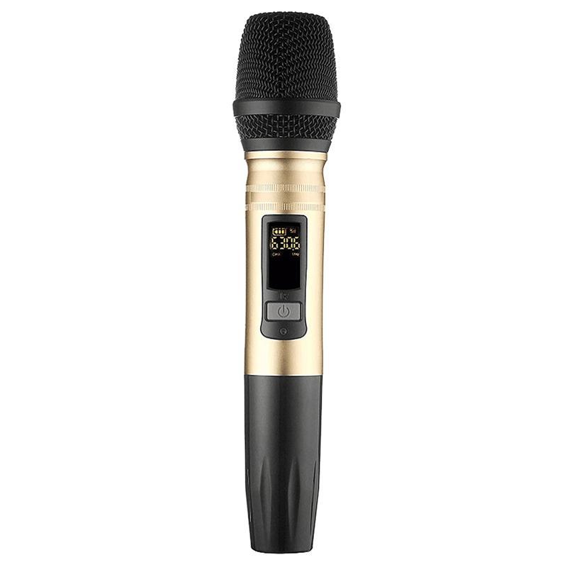 Ux2 Uhf Wireless Microphone System Handheld Led Mic Uhf Speaker With Portable Usb Receiver For Ktv Dj Speech Amplifier Recording Malaysia