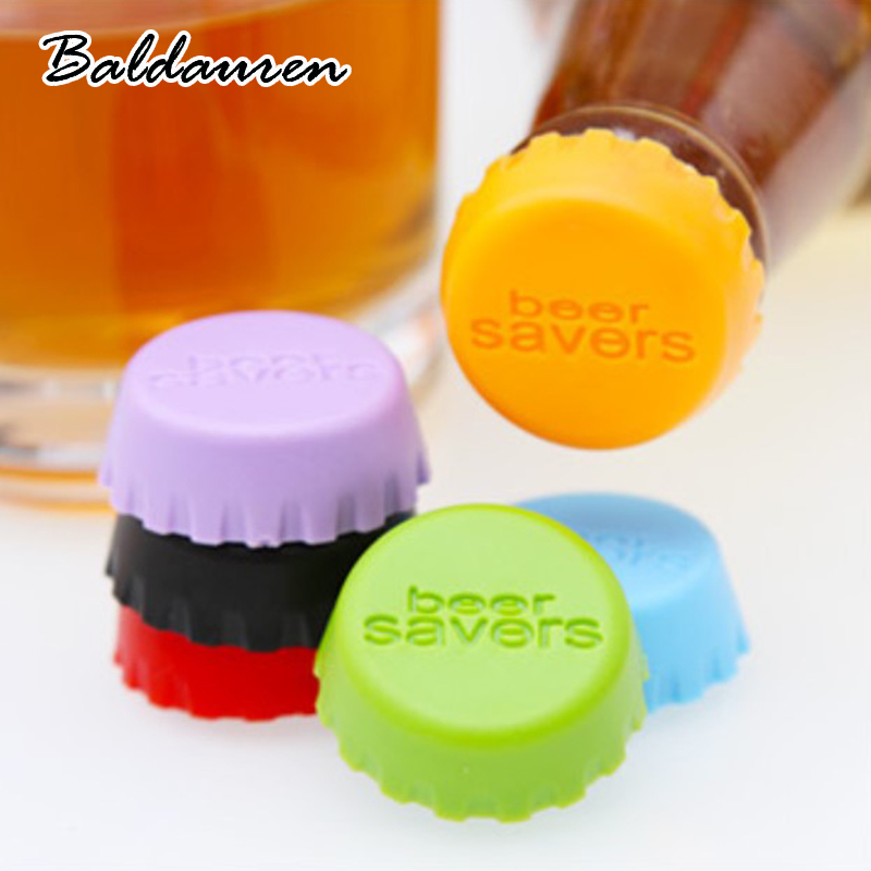 BALDAUREN 6ฝาซิลิโคนใกล้กับขวดเบียร์สะดวก ราคา 38 บาท*ส่งฟรี