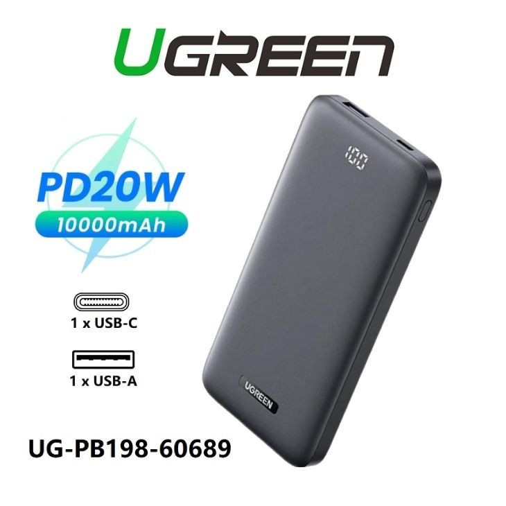 Pin sạc dự phòng Ugreen 90597A PB205 25188 PB720 60689 PB198 60873