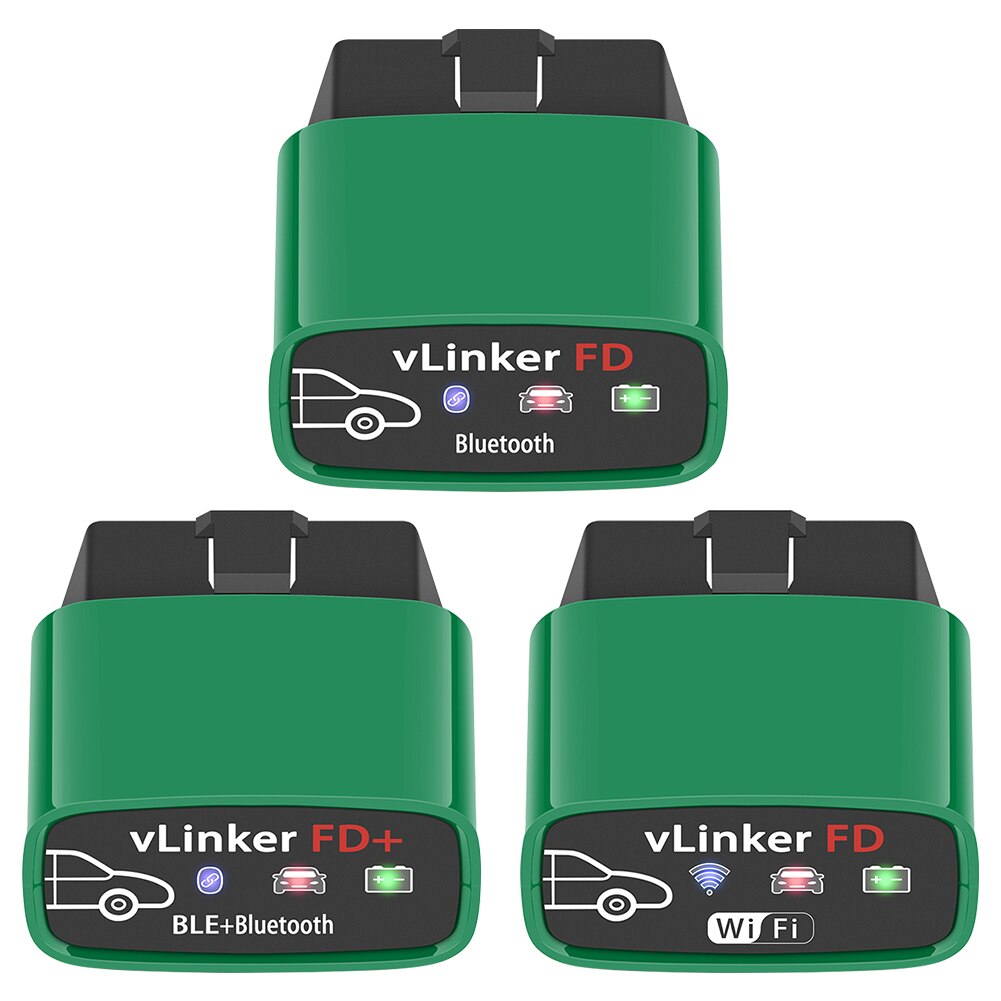 Ble vlinker fd+ obd2 car diagnostic adapter bluetooth-compatible 4.0 auto diagnostic tool v2.2 obd2 fault detector for ford