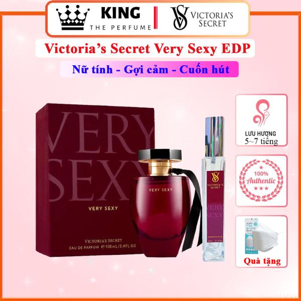 Nước hoa Nữ-Victoria’s Secret Very Sexy EDP, Nước hoa gợi cảm quyến rũ, Nước hoa chính hãng, nước hoa aut, nước hoa chiết chai 5-10-20ml, chai full 100ml