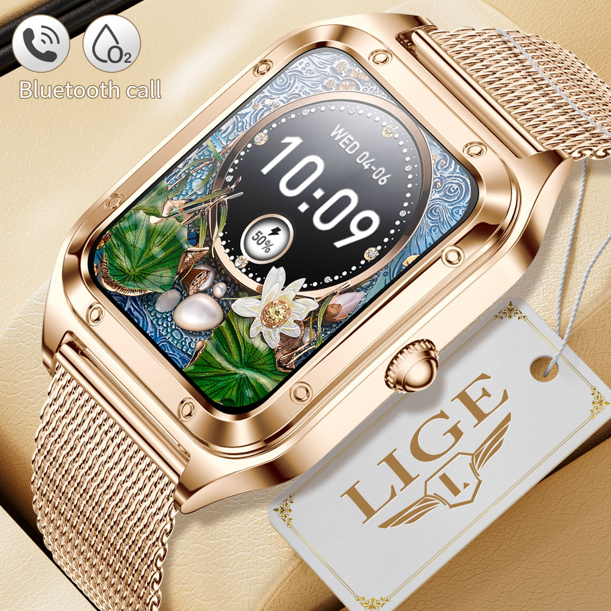 Cheap rose gold on sale smartwatch