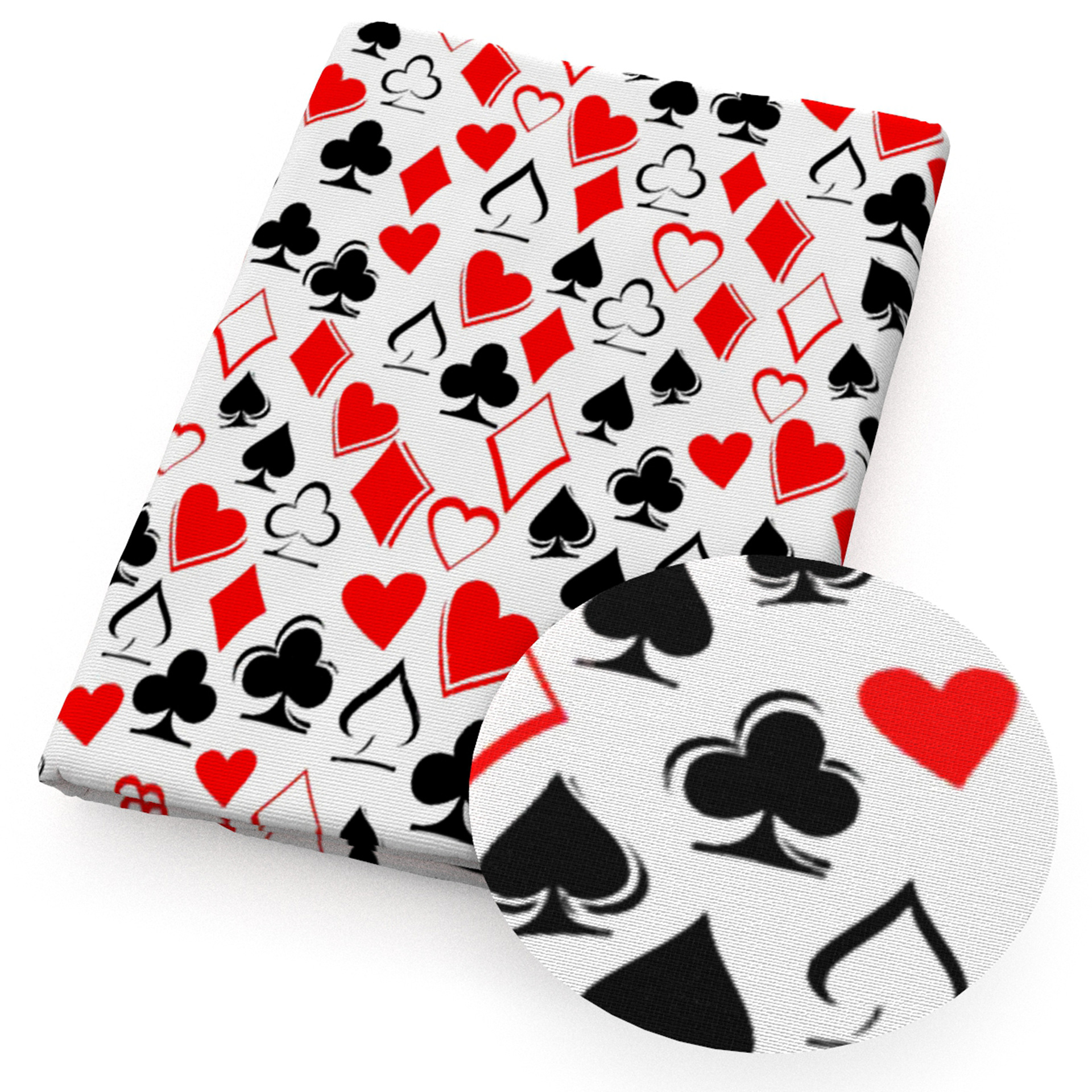 OD] Mahjong Pattern Polyester Cotton Or Polyester Canvas Cloth DIY Handcraft Patchwork Bag Clothing Fabric 1Yc41074