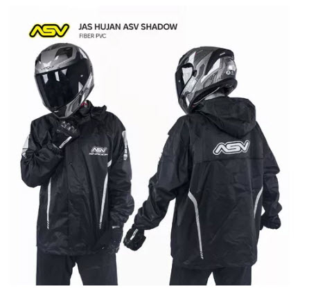 ASV JAS HUJAN SHADOW DEWASA | RAINCOAT | PREMIUM ORIGINAL ASV STELAN PARASUT Harga 320,000 rupiah*Gratis Ongkir