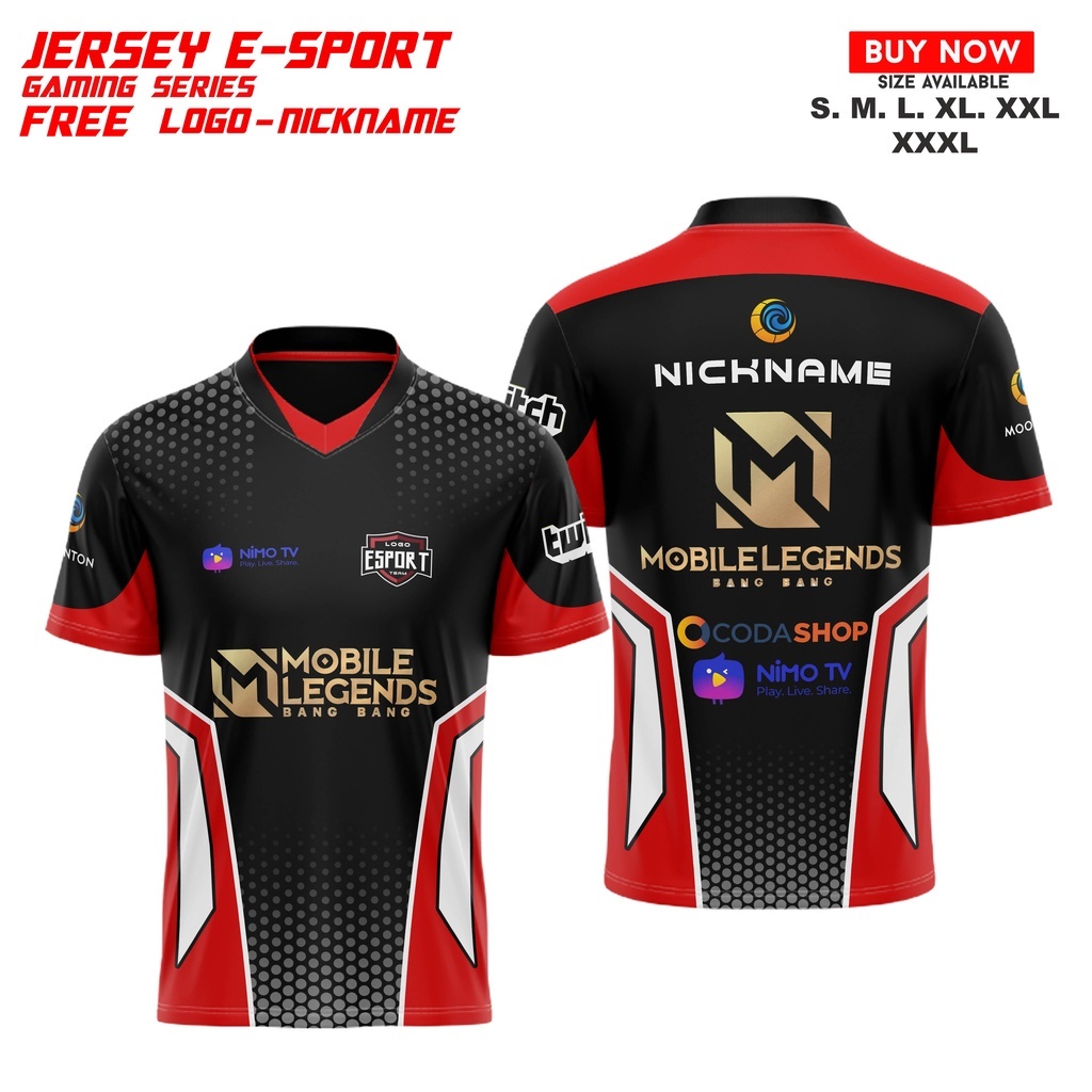 Mobile Legend Contoh Jersey Pubg 2023 NewJersey Clothes T-Shirt