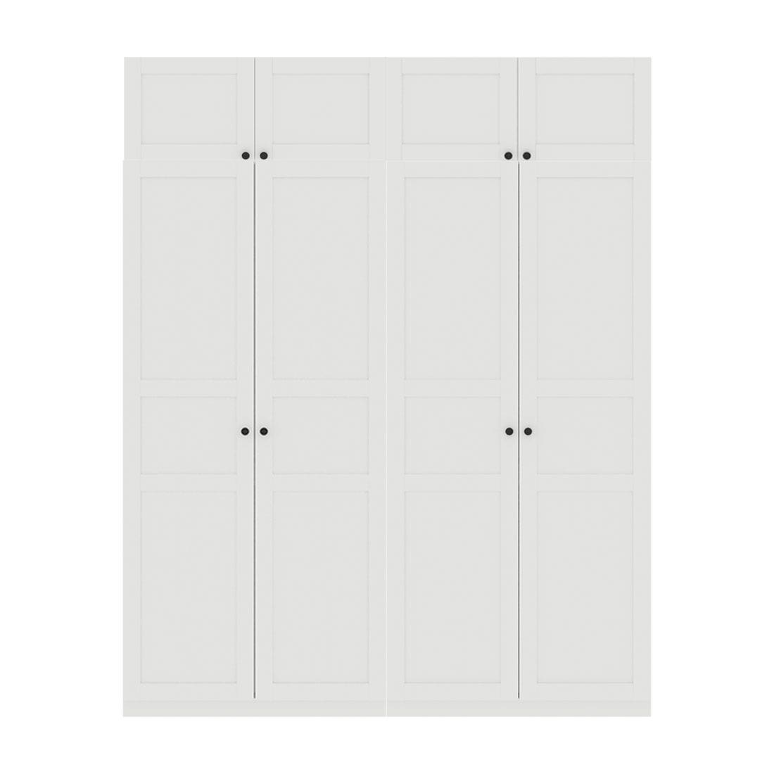 SB Design Square KONCEPT FURNITURE ตู้เสื้อผ้าขนาด 200 ซม. รุ่น Blox Fit in สีขาว ราคา 17,900 บาท*ส่งฟรี