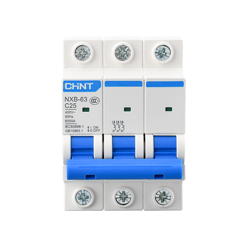 Cầu Dao Tự Động NXB-63 CHINT 1P/2P/3P/4P 1A-125A 220V/400V Dập Hồ Quang Từ Tính – nhỏ gọn Bảo Vệ An Toàn Điện - 3P - 32A