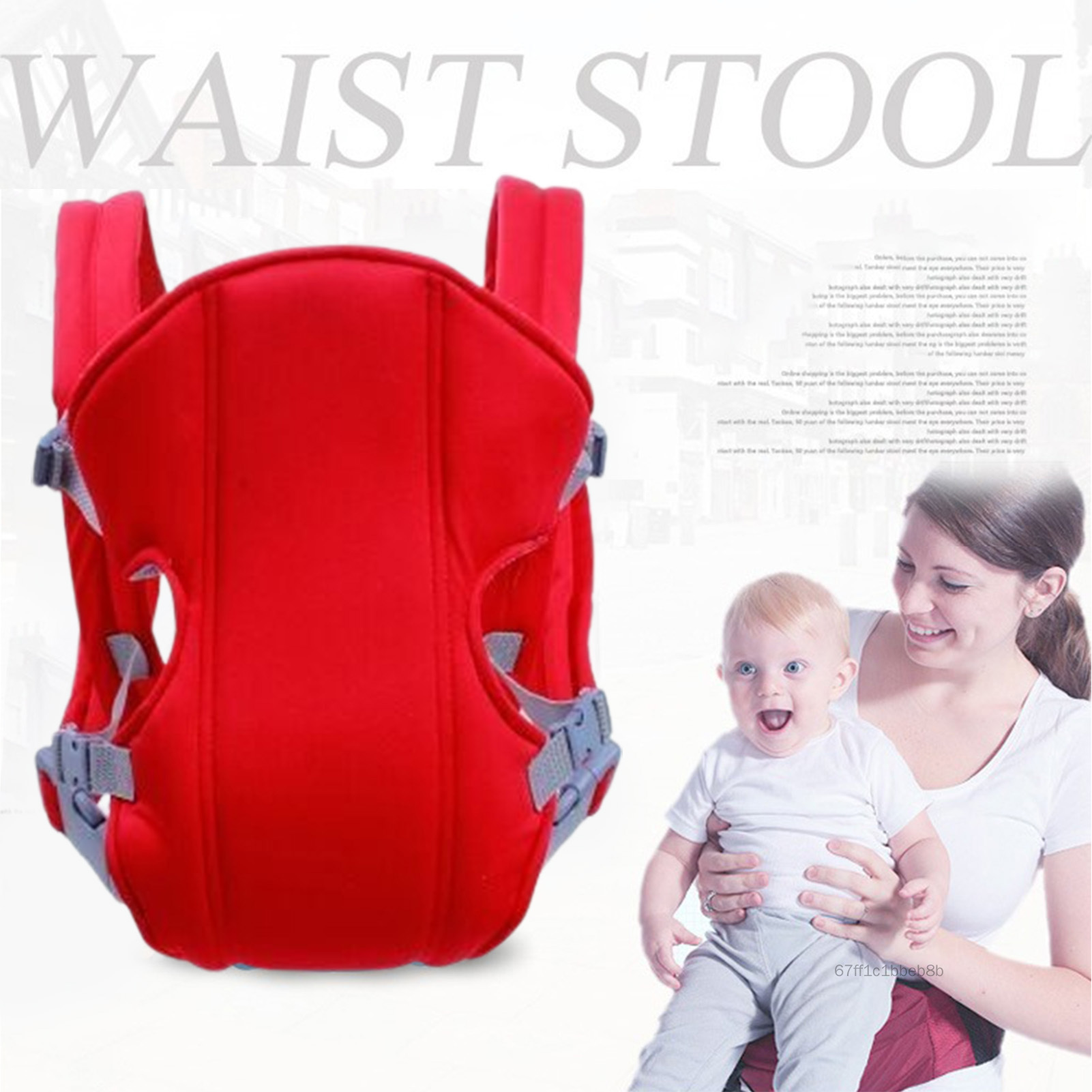 Soft Infant Newborn Baby Carrier Expandable Baby Infant Front and Back Carry Suitable for Baby Toddler Infant TF-Ard-VN - 4