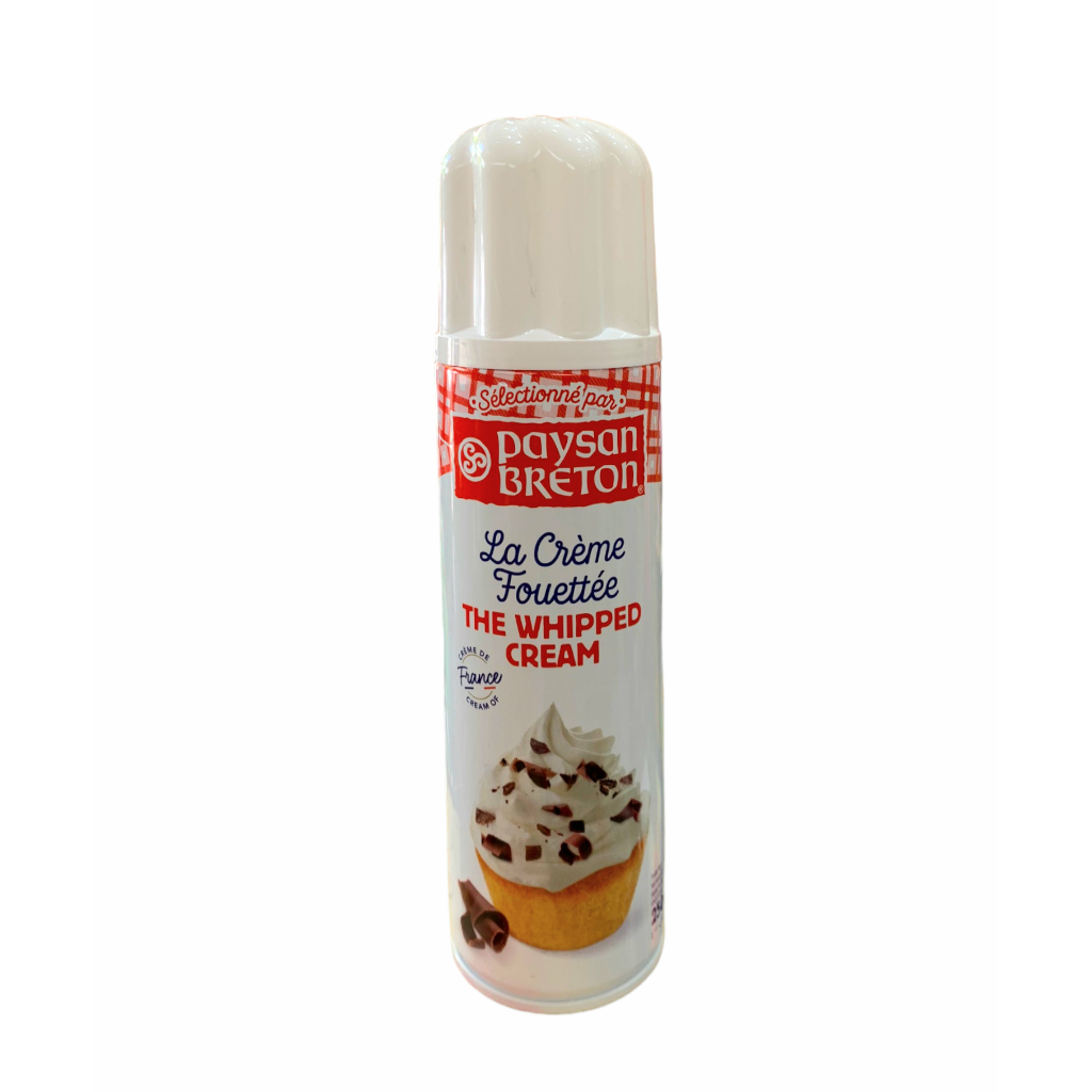 Kem tươi dạng xịt Whipped Cream Paysan Breton 250g