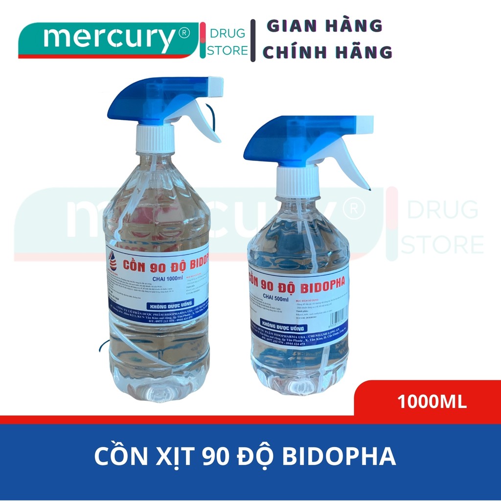 CỒN 90 ĐỘ BIDOPHA (1000ML)