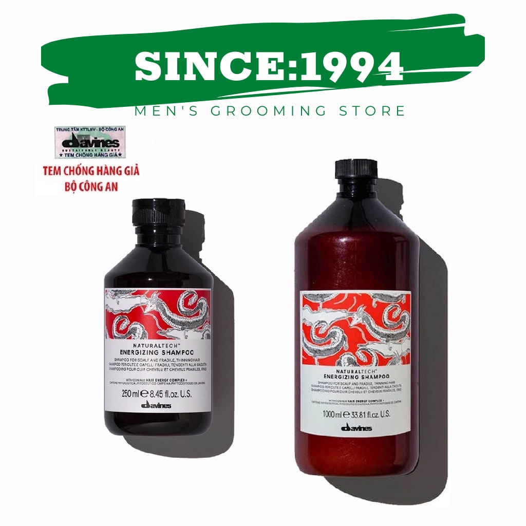 [Chính Hãng] Dầu gội chống rụng tóc Davines Energizing Shampoo 250ml