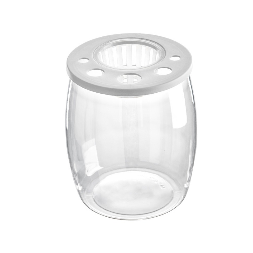 TEA7146 Nhựa Bể cá nhỏ trong suốt Trong suốt Chống vỡ Terrarium Rùa Cảnh quan thu nhỏ Có nắp Bể Cá Rùa Trang trí nhà cửa - 4