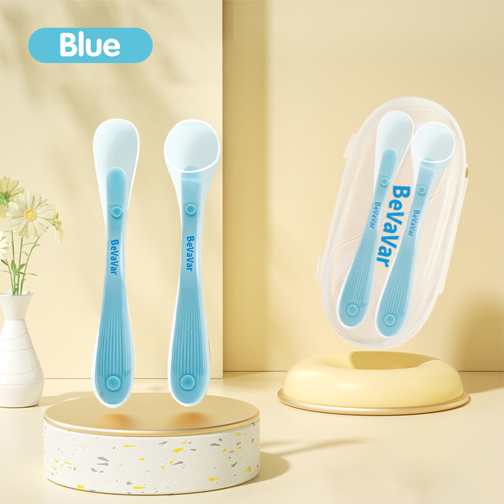 DreamBaby 2 Pcs/Set Sendok Makan Bayi Lentur Sendok Silikon BPA Free Silicone Soft Spoon