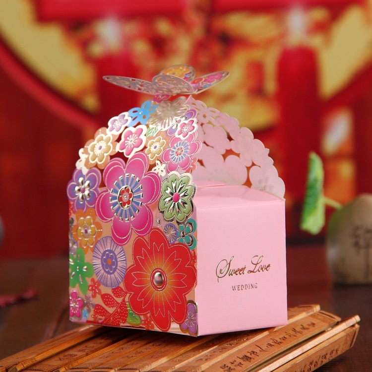 UMI New Hollow Butterfly Wedding Party Birthday Goodies Gift Doorgift Candies Candy Box Packaging Kotak Gula-Gula Kahwin