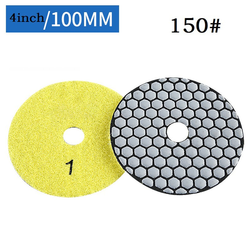 Comforhome hiệu suất cao 4 kim cương đĩa chà nhám cho khô đánh bóng cho Granite Marble