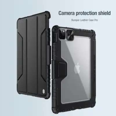 [SG] NILLKIN CamShield Bumper Case Casing Cover – Compatible with iPad Pro 11 (Gen 2.3, 2020/2021) / Air 4 (10.9 Inch) / iPad 10.2 (Gen 7/8/9, 2019/2020/2021) / Pro 12.9 (Gen 4/5, 2020/2021)