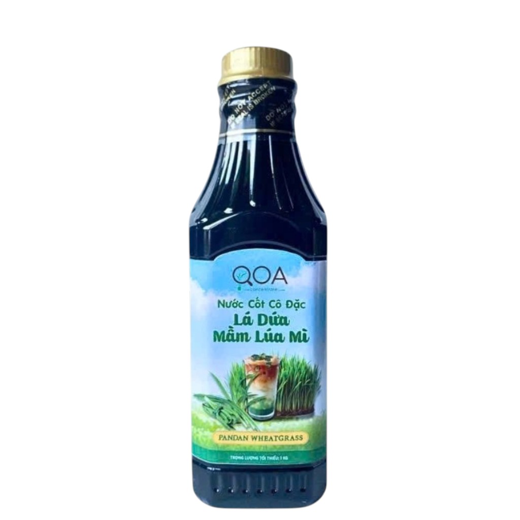 Nước cốt cô đặc QOA - LÁ DỨA MẦM LÚA MÌ