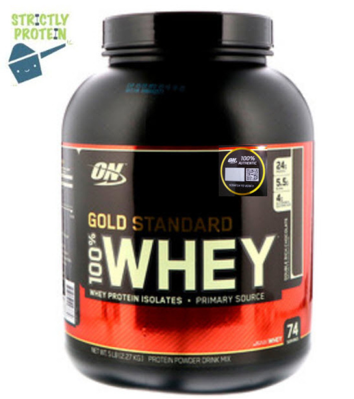 Buy 5lbs, Optimum Nutrition, Gold Standard 100% Whey, Whey Protein, Protein Powder Singapore