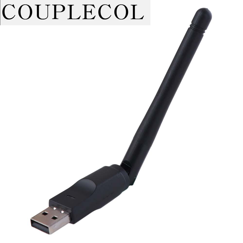 COUPLECOL USB Card mạng mt7601 150Mbps Dongle Wi-Fi Mt7601/8188 Bộ thu Wifi Chơi và chơi Ăng ten Bộ chuyển đổi USB Wifi 150Mbps Dành cho máy tính/điện thoại Giá 76,000 Đồng*Miễn phí vận chuyển