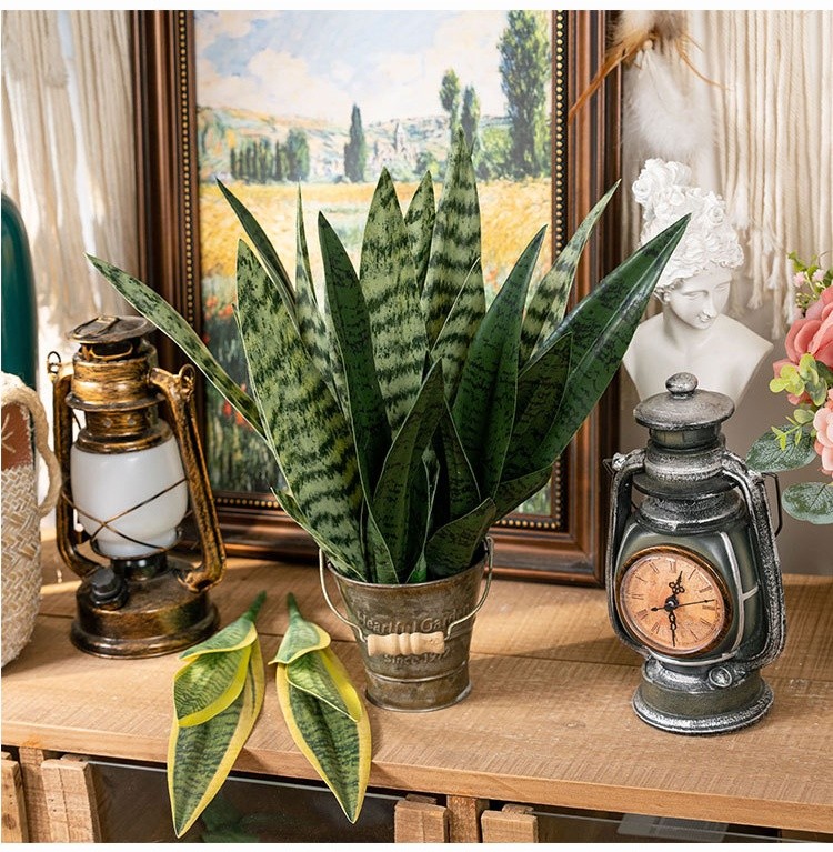 【Homestylish 】 nhà máy rắn PVC nhân tạo cho trang trí hiện đại hoàn hảo cho bất kỳ thiết lập trong Nhà Phong Cách cửa hàng mới