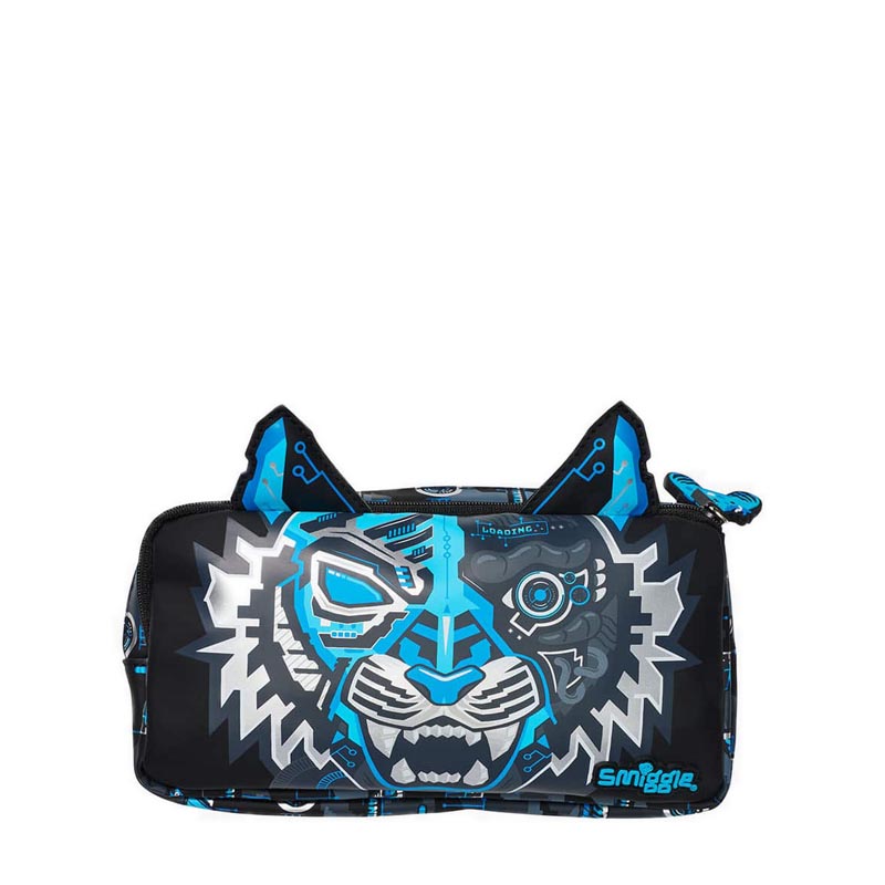 Hộp đựng bút smiggle hi there character pocket black - igl440160blk