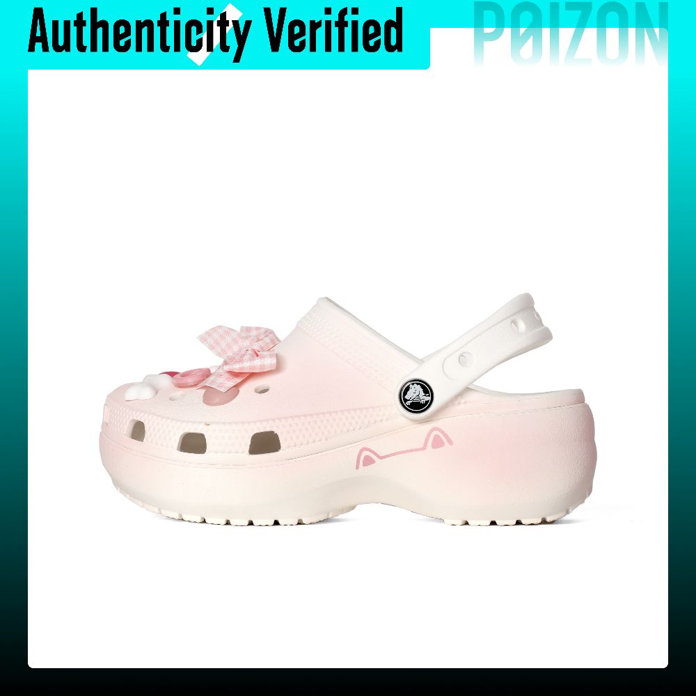 รองเท้าผู้หญิง Crocs Classic Platform Clog Clogs สตรี 206750-100(Team186- ) ราคา 11,931 บาท*ส่งฟรี