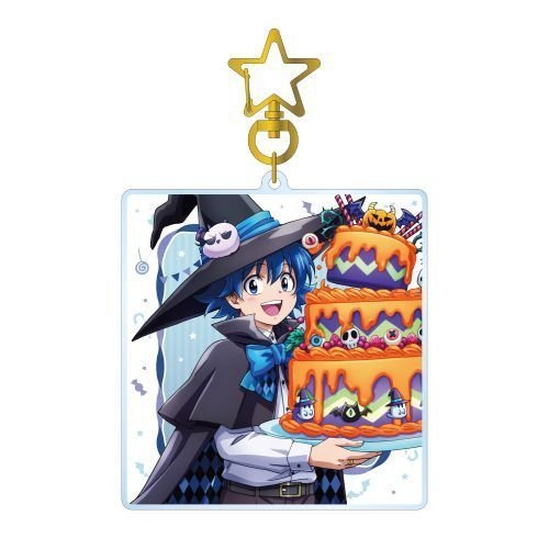 Móc khóa IRUMA GIÁ ĐÁO ver HALLOWEEN Mairimashita! Iruma-kun anime chibi mica trong acrylic xinh xắn