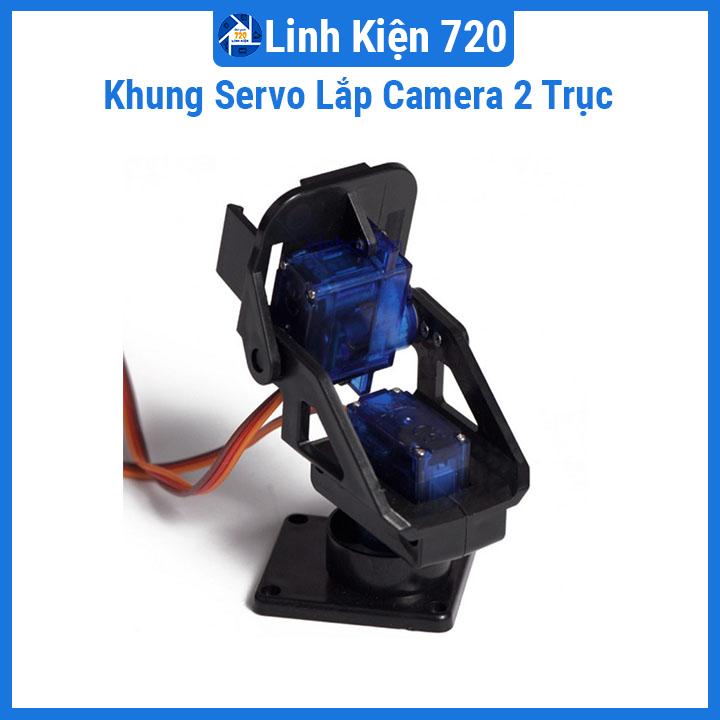 Khung servo lắp camera 2 trục
