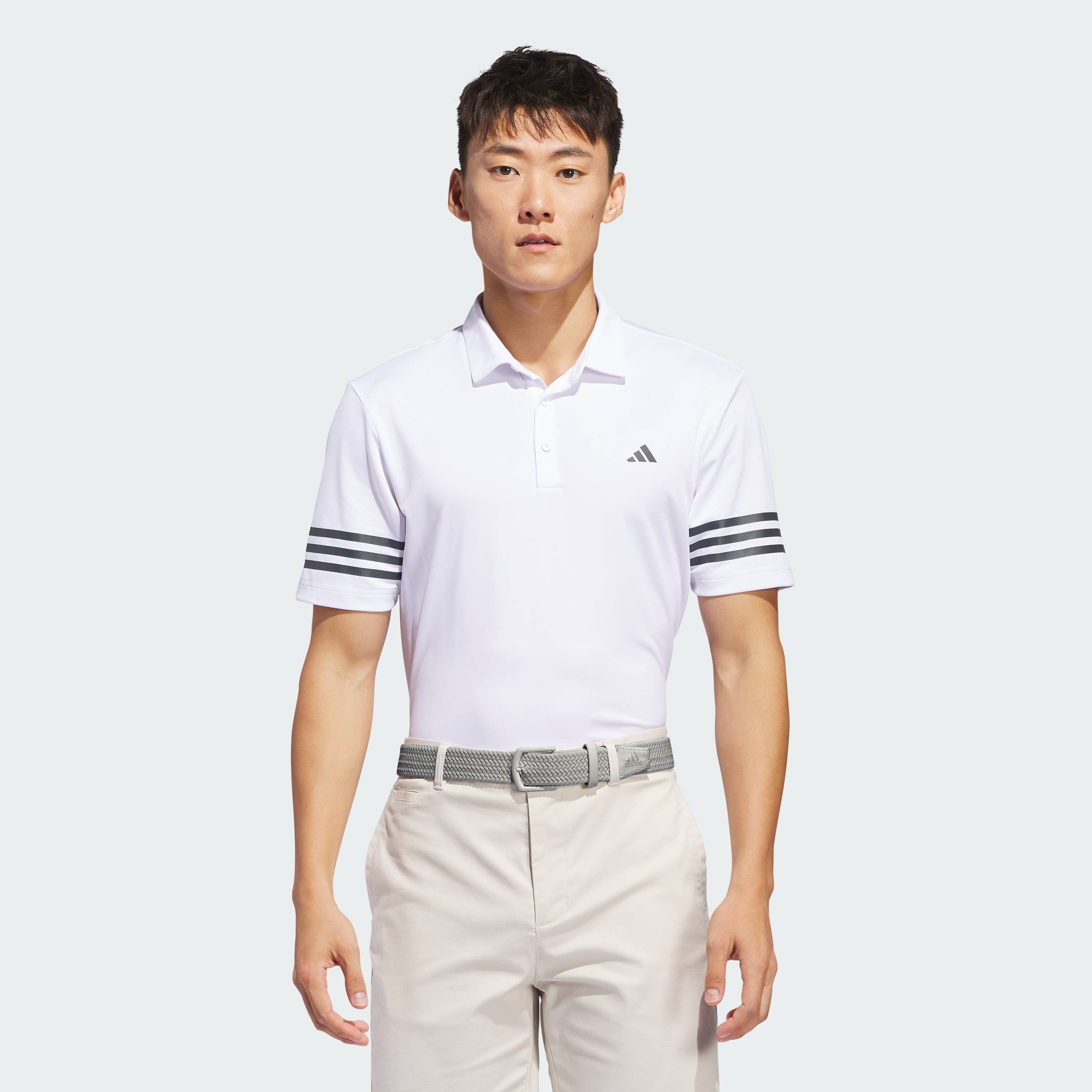 [CHỈ 11-12.10-MUA 3 GIẢM 40%] adidas Golf 3-Stripes Polo Shirt Men White IU4359