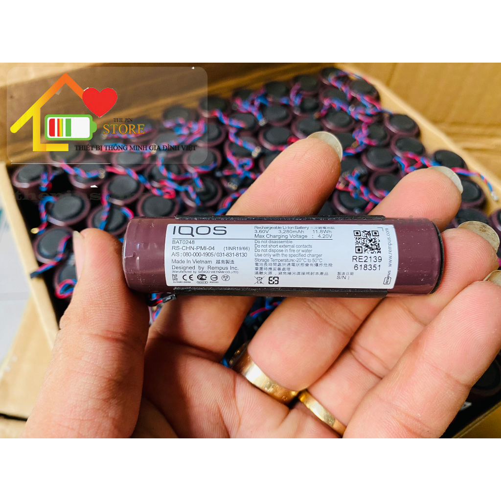 PIN 18650 INR SAMSUNG 35E CHÍNH HÃNG DUNG LƯỢNG 3500 mAh THÁO KHỐI