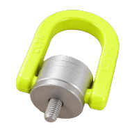 JIEZH 1pcs เหล็กกล้าผสม โบลต์ตาหมุน หมุนได้ 360 องศา ปัจจัยความปลอดภัย 4 เท่า ห่วงยกแบบหมุนได้ ความจุสูง สลักยกสำหรับงานหนัก สำหรับงานก่อสร้าง