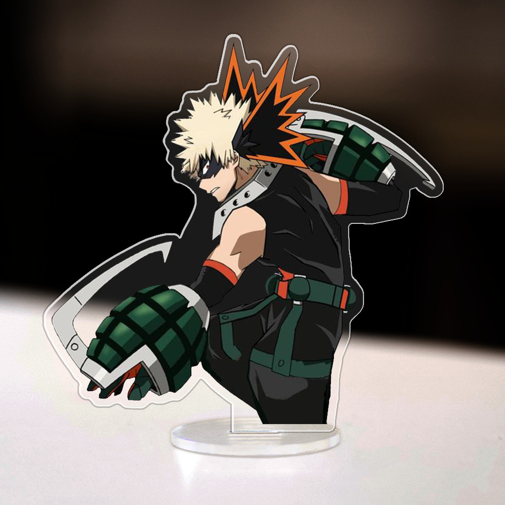 Mô hình Standee Bakugou Katsuki My Hero Academia Học Viện Anh Hùng Phụ kiện trang trí để bàn góc học