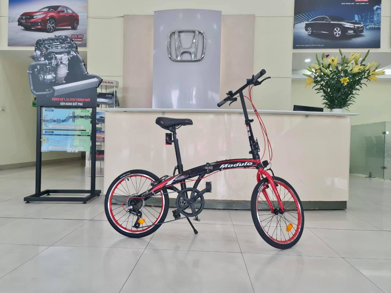 Xe đạp gấp Honda Modulo đánh giá giá bán thông số tại Việt Nam