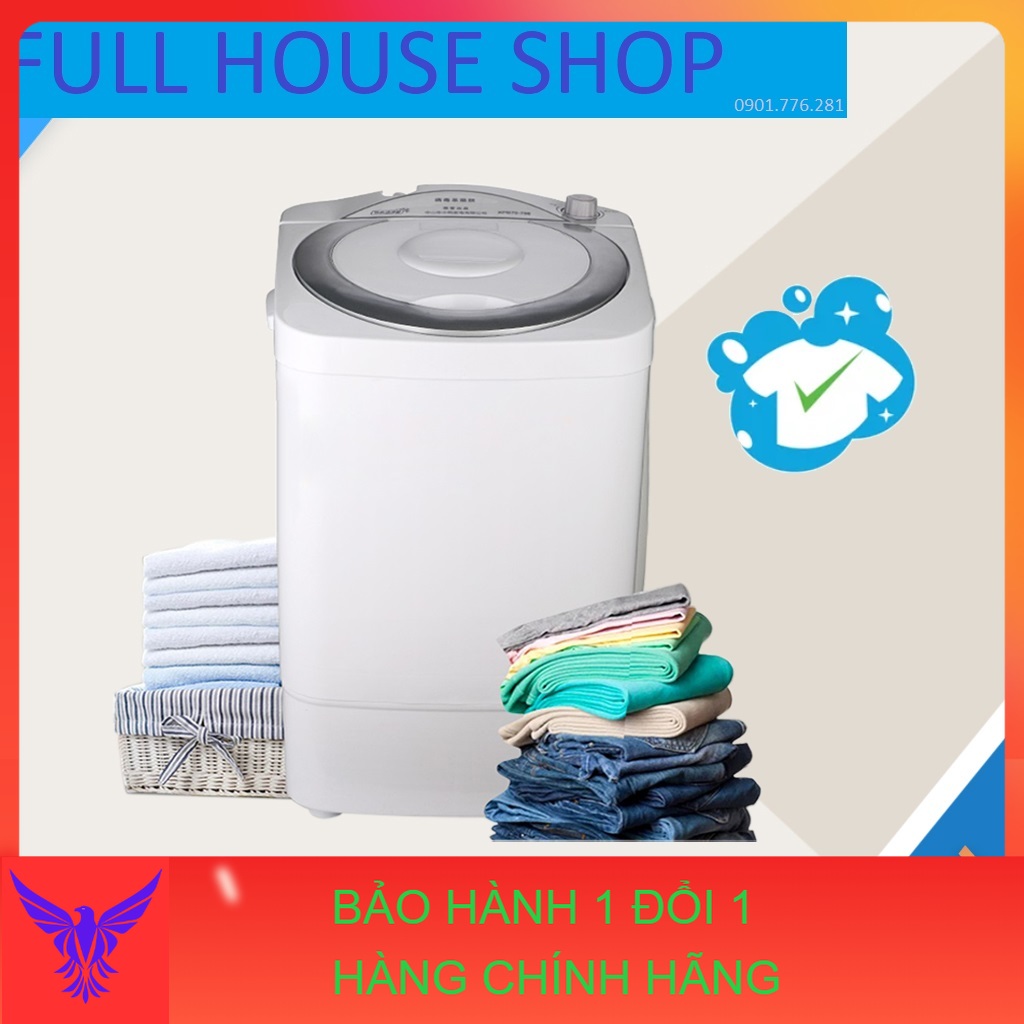 Máy giặt mini siêu bền giặt mạnh có chức năng vắt khô giặt tối đa 7 kg , máy giặt mi ni
