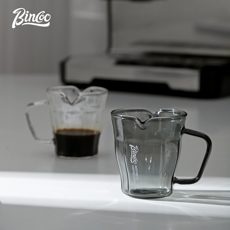 Bincoo Coffee Espresso Cup Extraction Measuring Cup Milk Cup Milk Can Ounce Cup 130ML ราคา 199 บาท*ส่งฟรี