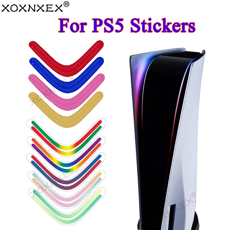 Light Bar Sticker For PS5 Console Self Adhesive Decals LED Lightbar Skin Cover For PS5 Carbon Fiber Game Accessories