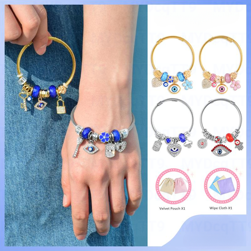 สร้อยข้อมือ Purmoon Eye สำหรับผู้หญิง – เครื่องรางที่ทำมือ | ไอเดียของขวัญกำไลปรับได้ | บี85 บี86 บี87 บีเจ1 บีเจ2 บีเจ3 บีเจ4 ราคา 500 บาท*ส่งฟรี