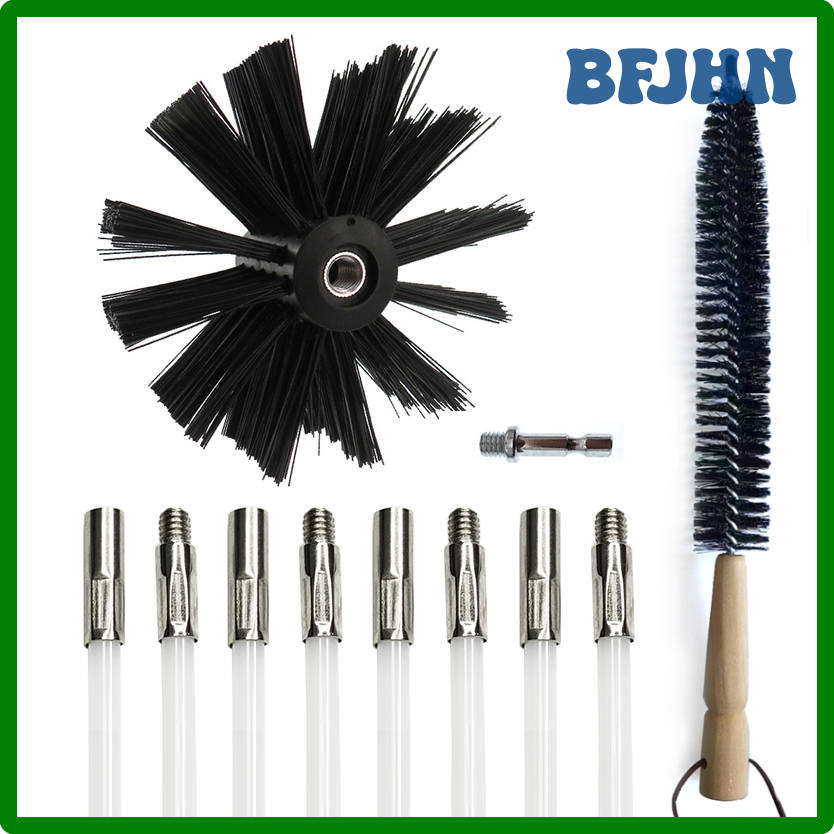 BFJHN Tot 19.68-30 Voeten Haard Schoorsteen En Droger Vent Cleaning Kit,100/150 Borstel Hoofd, 410Mm Lange Staven, Eenvoudige Reiniging, Schoonmaak Tool DSBXV ราคา  231,432 บาท*ส่งฟรี