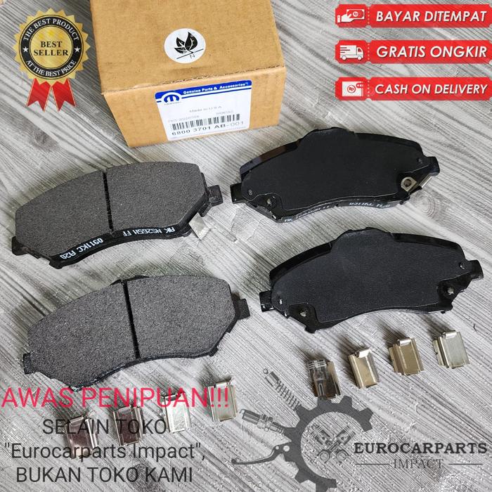 KAMPAS REM BRAKE PAD DEPAN DODGE JOURNEY 2009 -2012 MOPAR 68003701AA -nanas shop9 Harga  1,330,000 Ringgit*Penghantaran Percuma