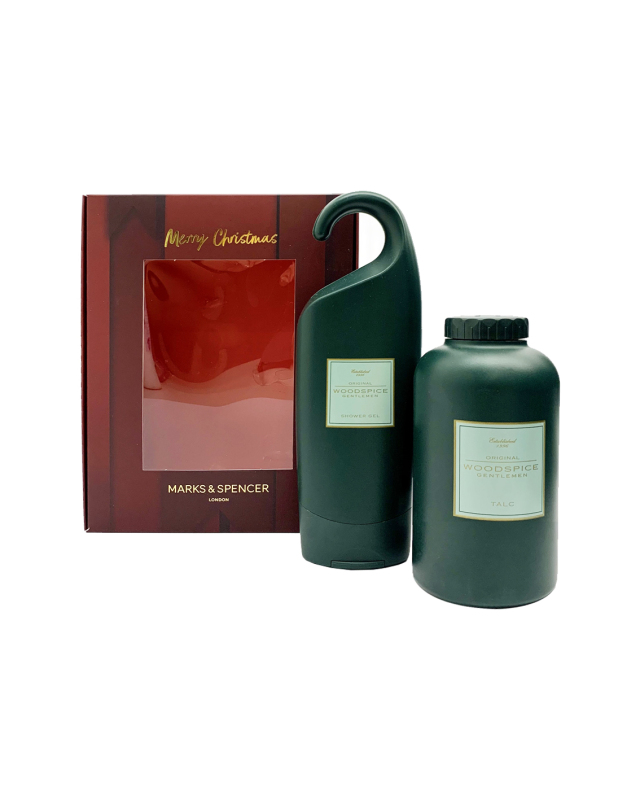 Buy M&S Woodspice Shower & Talcum Set Singapore