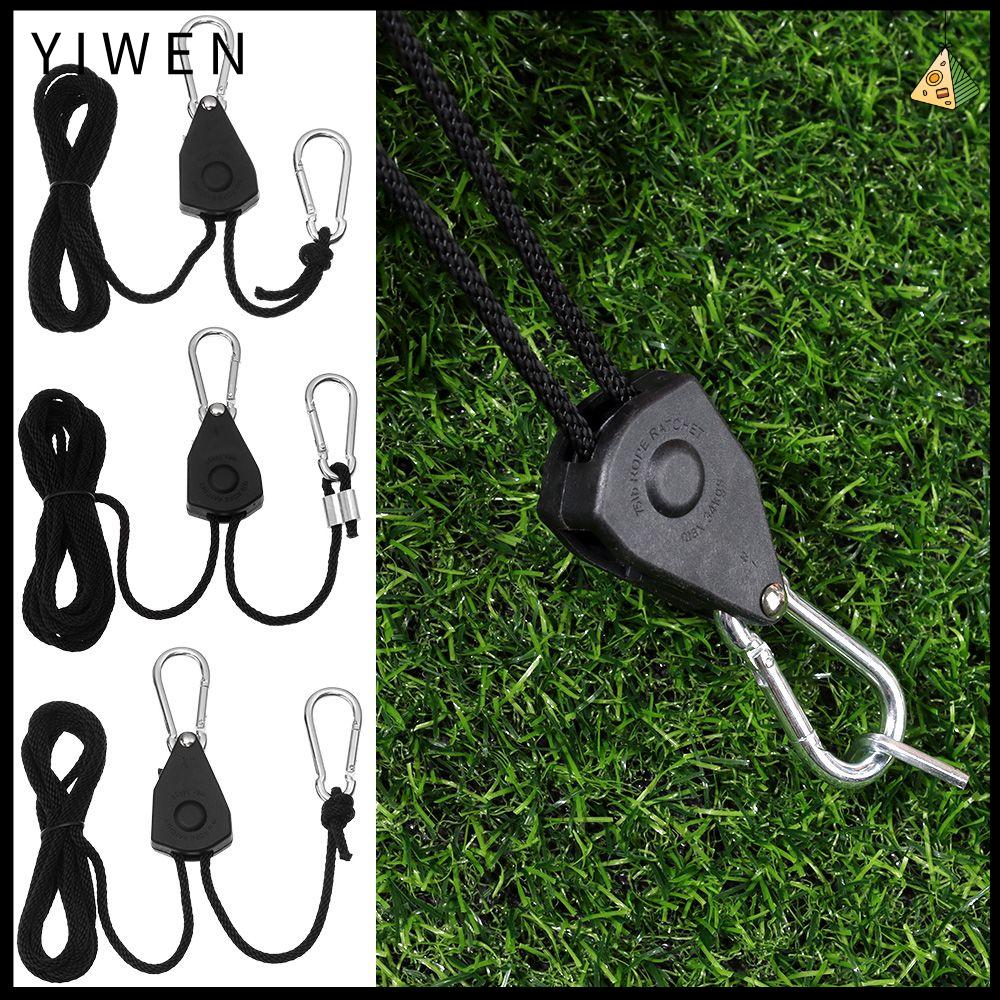 YIWEN Black Color Lights Lifting Awning Wind Rope Adjustable Rope Fastener