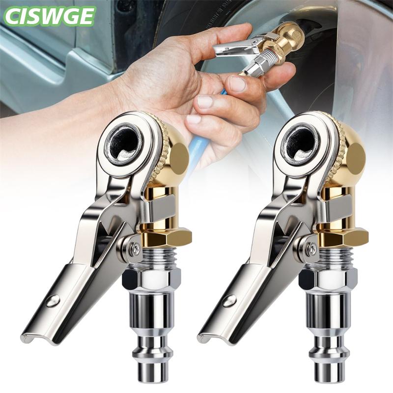 [CISWGE Auto] 2pcs đóng bóng lốp 1 4inch FNPT bền đóng dòng chảy lốp Inflator không khí lốp xe hơi k