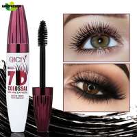 Grupheaso 7D Fiber Mascara Waterproof Long Lengthening Volumizing Curling Black Liquid Lash Builder False Lash Extension Effect